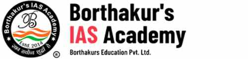 Borthakur's IAS Academy Jorhat, Assam Logo